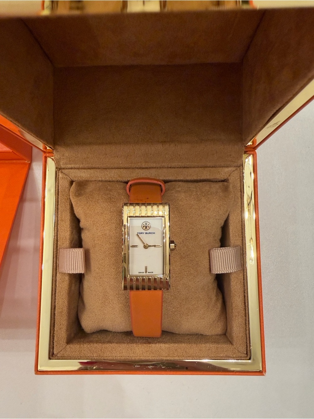 Tory Burch Orange/Gold Watch